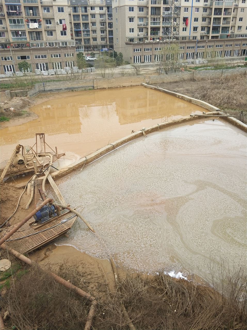 河南沉淀池淤泥清理-厂区废水池淤泥清淤
